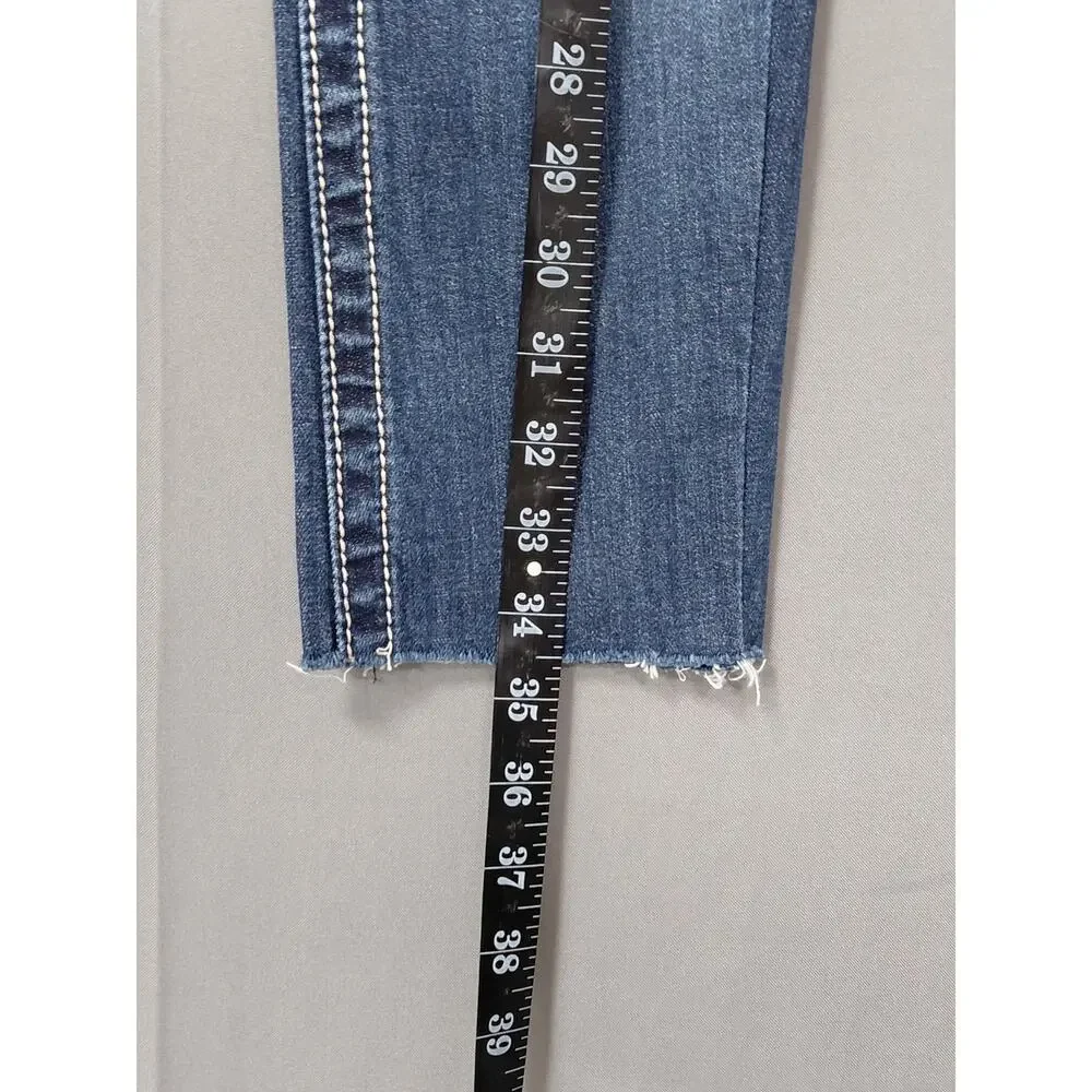 Miss Me Signature Boot Blue Stretch Jeans Women Size 26